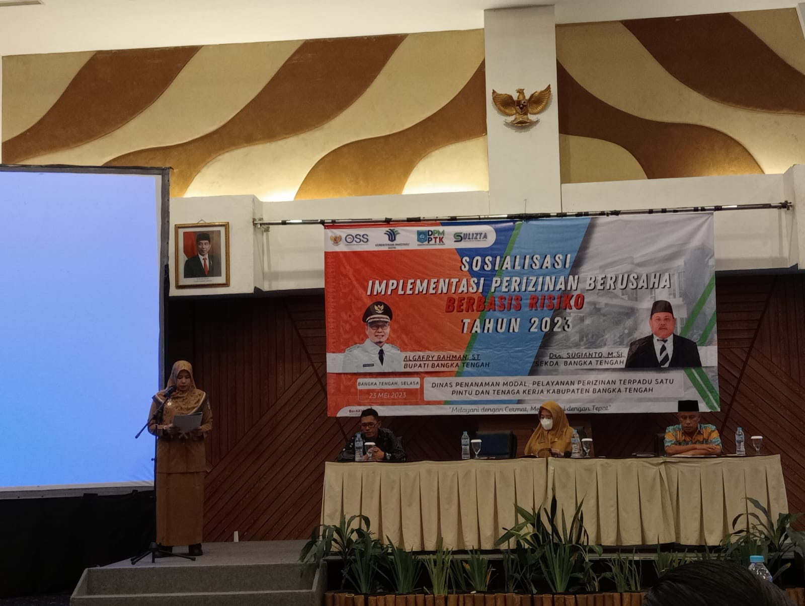 DPMPTK Bangka Tengah Sosialisasikan OSS RBA