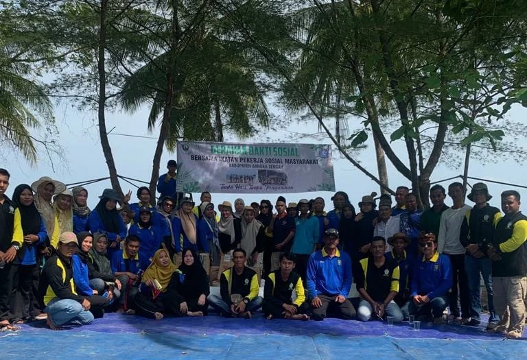 Tak Direspon Bupati, IPSM Bangka Tengah Tetap Bantu Warga Tanjung Pura