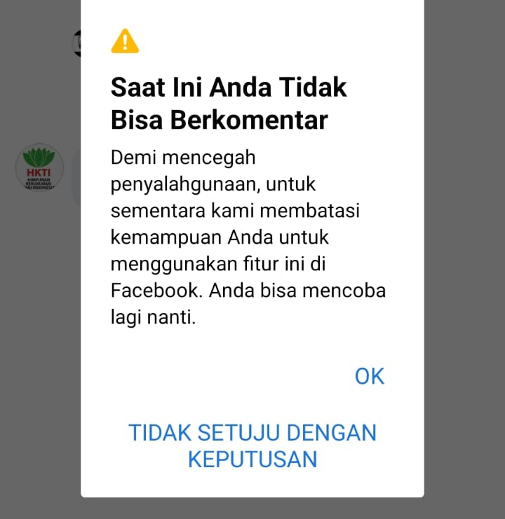 Usai Posting Berita Sepvira, Akun KNPI Bangka di Suspend
