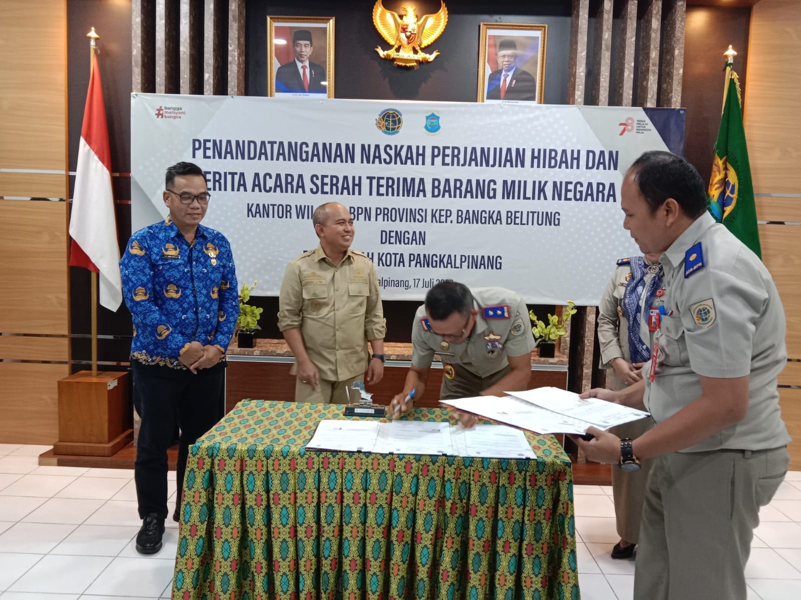 Pemkot Pangkalpinang Resmi Dapatkan Tanah Masjid Agung Kubah Timah