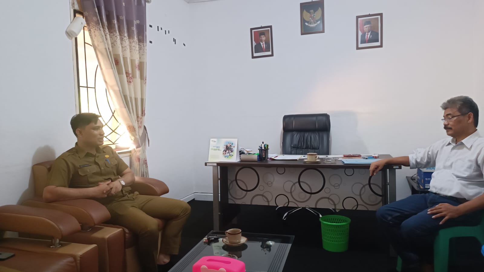 Datangi KONI, Esi Bangka Tengah Minta Dinaungi