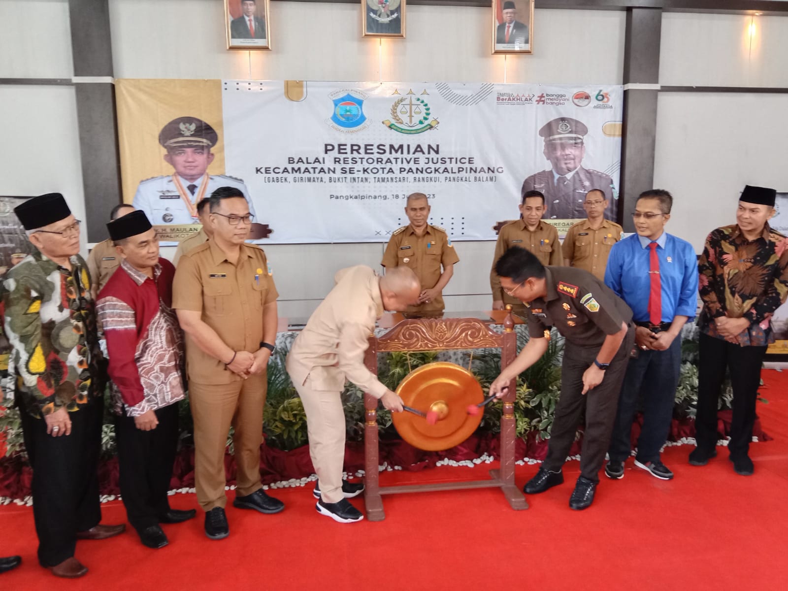 Balai Restorative Justice Pangkalpinang Diresmikan