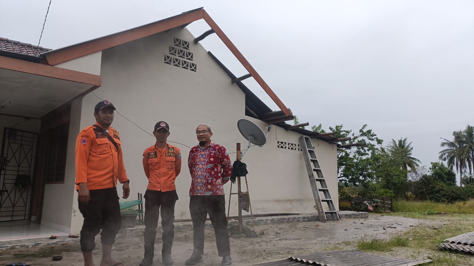 Dua Rumah di Dusun Rebo Rusak di Sapu Angin Kencang