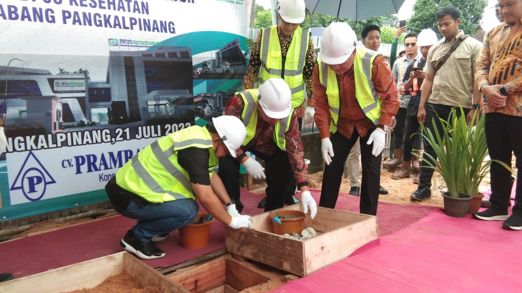 Hadiri Peletakan Batu Pertama Gedung BPJS Kesehatan, Molen Tanyakan Mekanisme Tunggakan Pembayaran