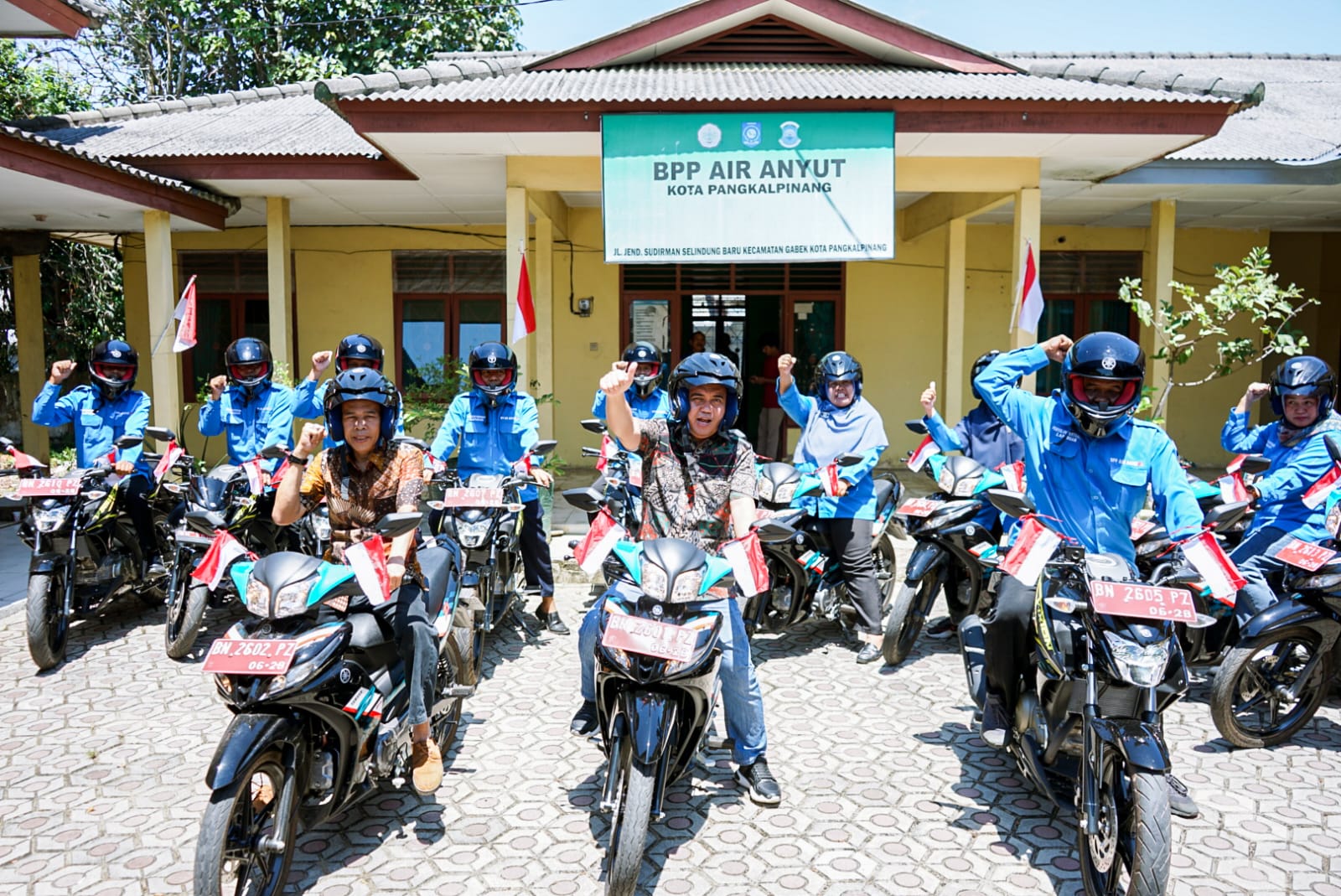 Penyuluh Pertanian Pangkalpinang Dapat 13 Motor dan 1 Mobil