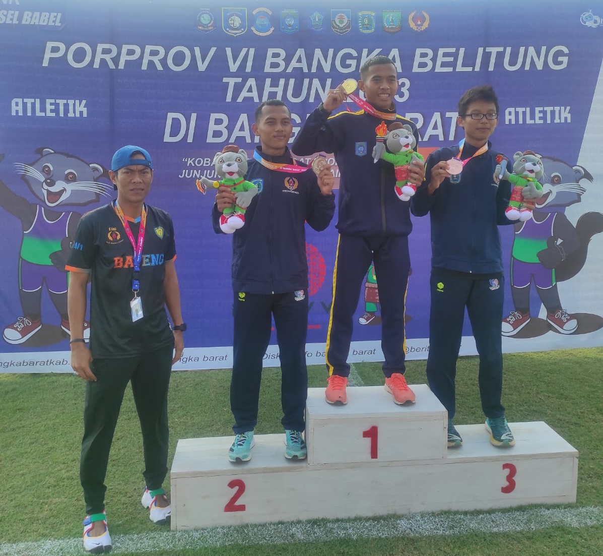 Bangka Tengah Raih 6 Medali Dihari Pertama