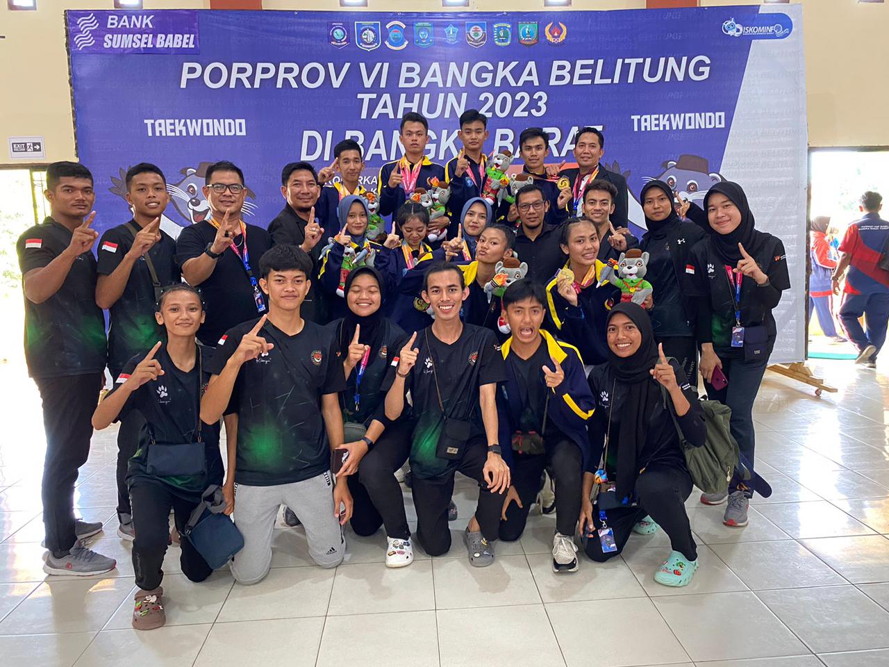 Taekwondo Bangka Tengah Sumbang 6 Emas Dihari Pertama