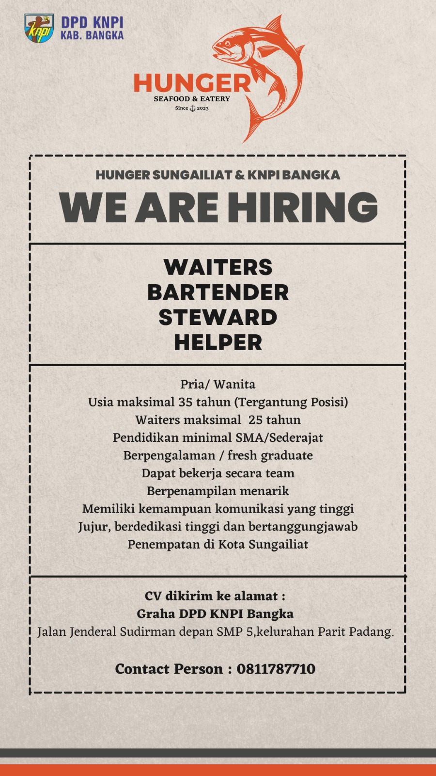 Minat Bekerja Jangan Lengah, Temui DPD KNPI Bangka