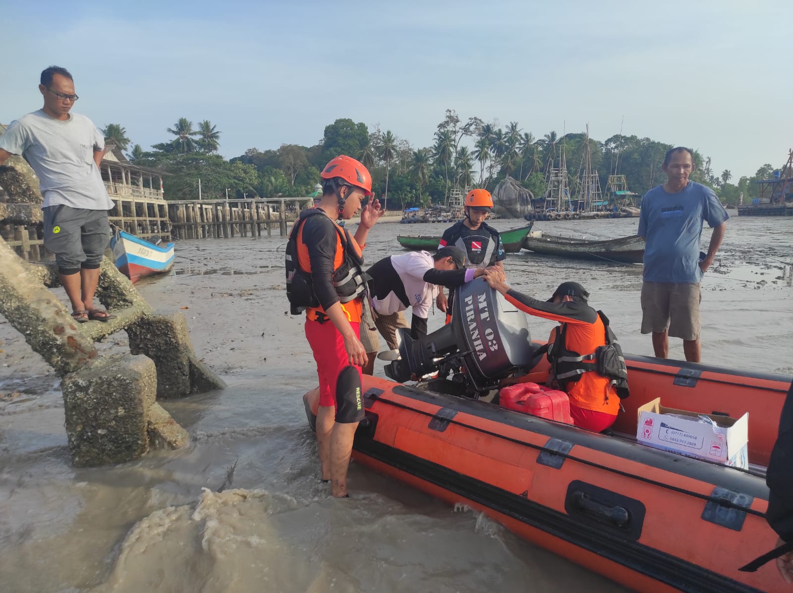 Sedang Perbaiki Mesin TI, Mohammad Teguh Hilang