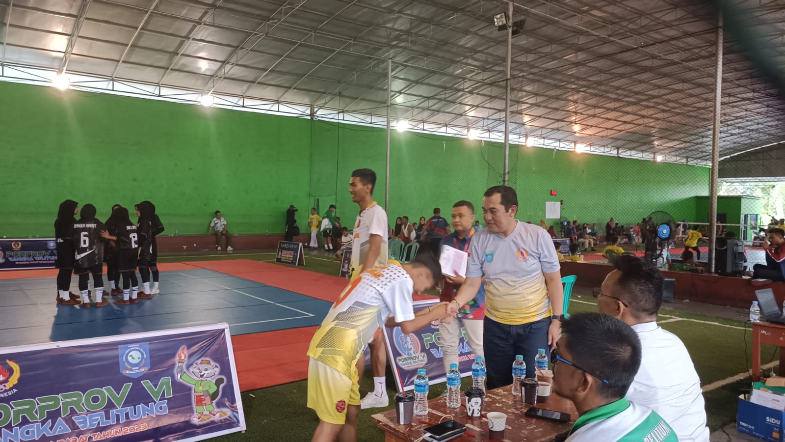 Kejari Bangka Tengah Turun Langsung Semangati Atlet