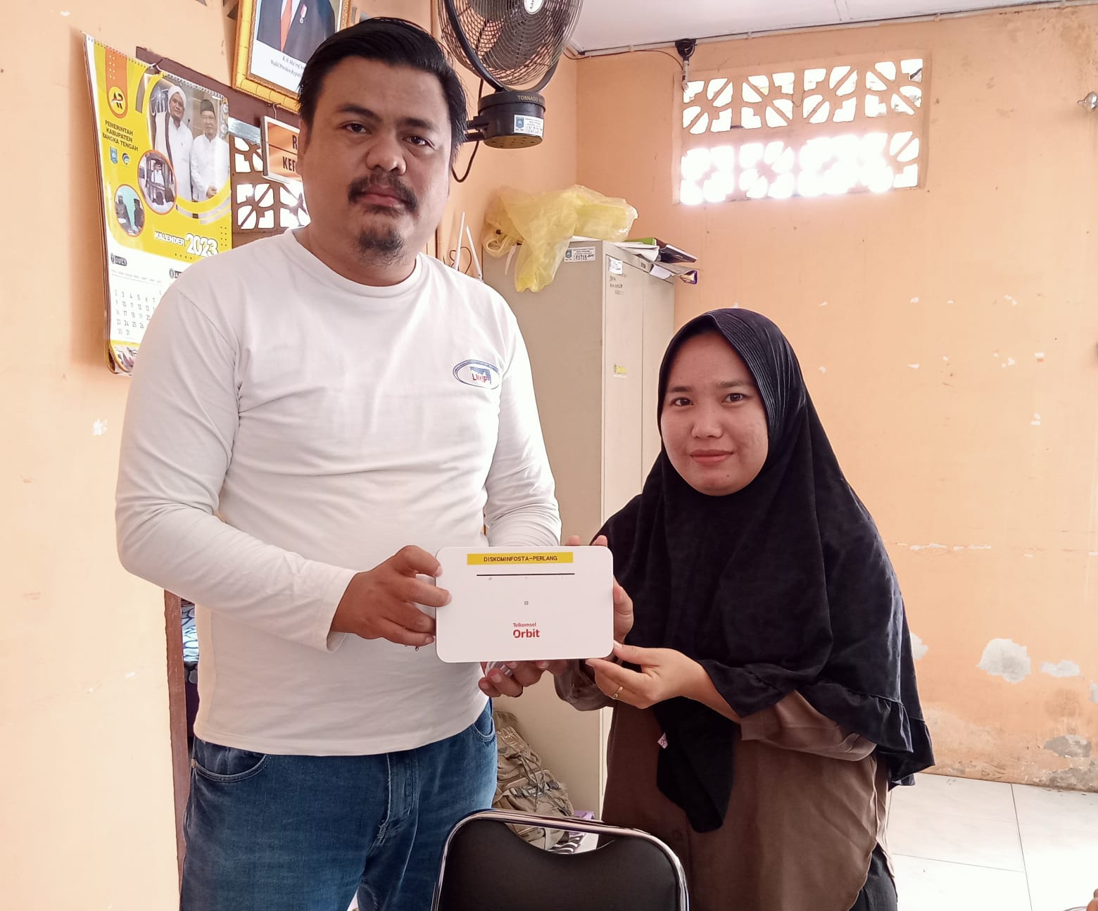 Akhirnya Perpustakaan Desa Perlang Bisa Akses Internet Gratis