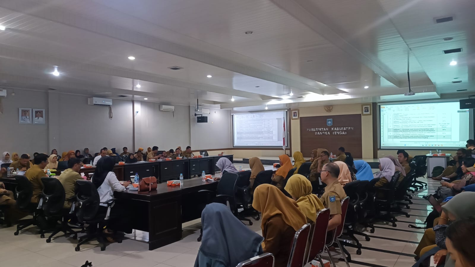 Pemkab Bangka Tengah Rakor Bersama Tim Provinsi Bahas Stunting