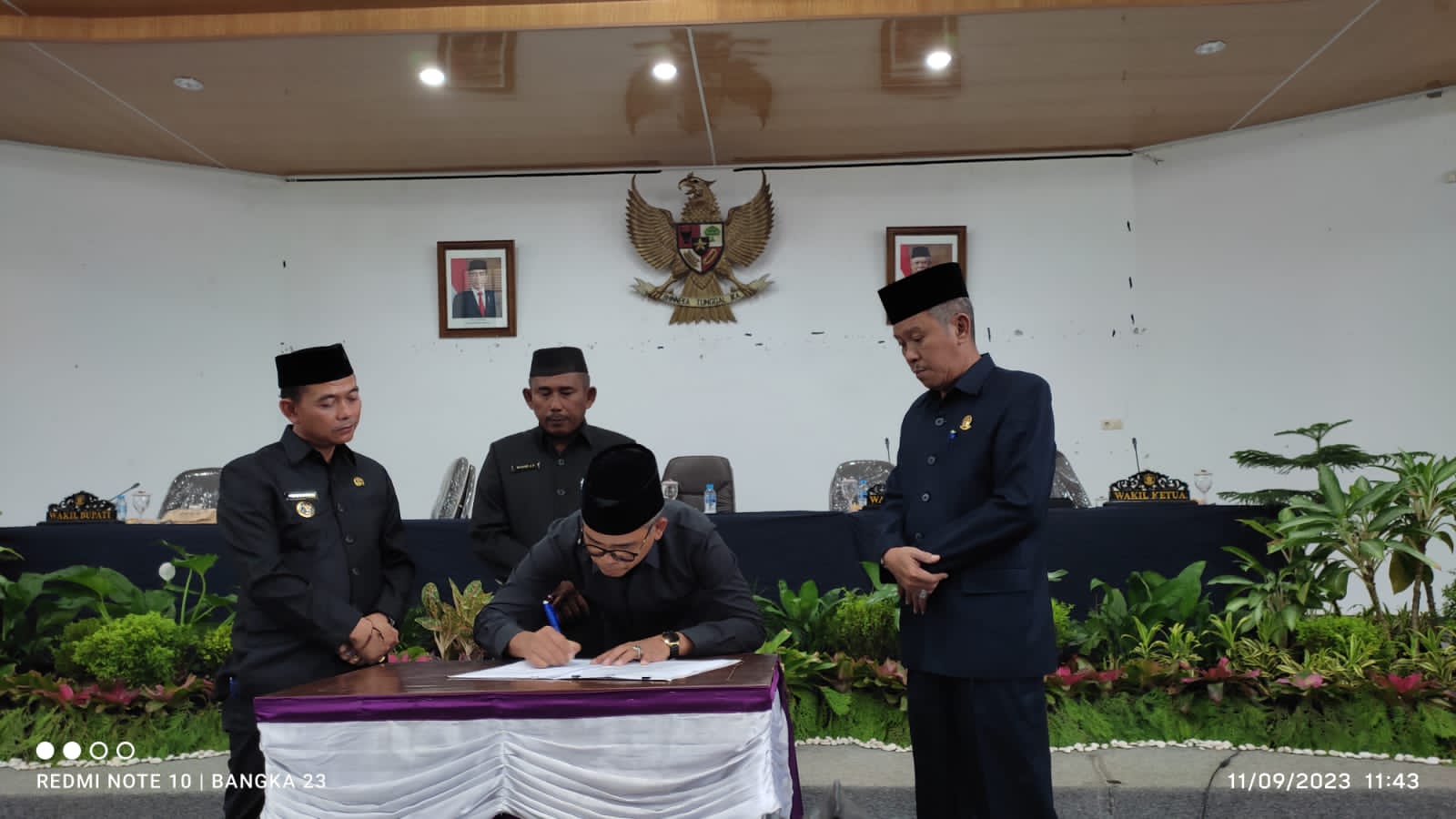 Bahas Rancangan Perubahan APBD Tahun 2023, Bupati Bangka Merasa Spesial