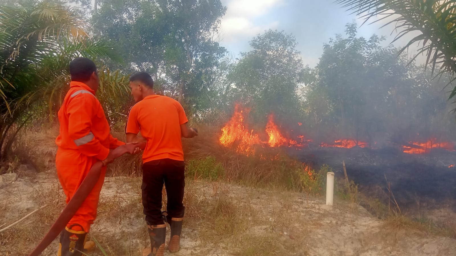 Natal Panik, Rumahnya Hampir Dilalap Si Jago Merah