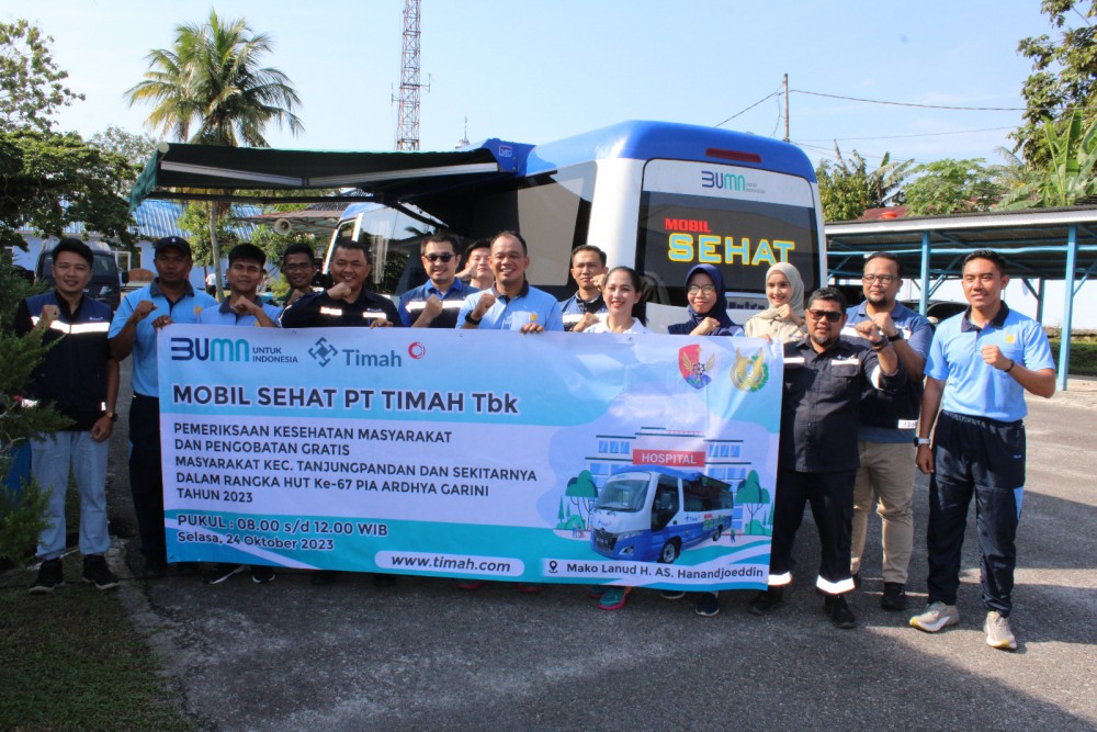 Hadir di HUT PIA Ardhya Garini, Warga Senang Berobat di Mobil Sehat PT Timah