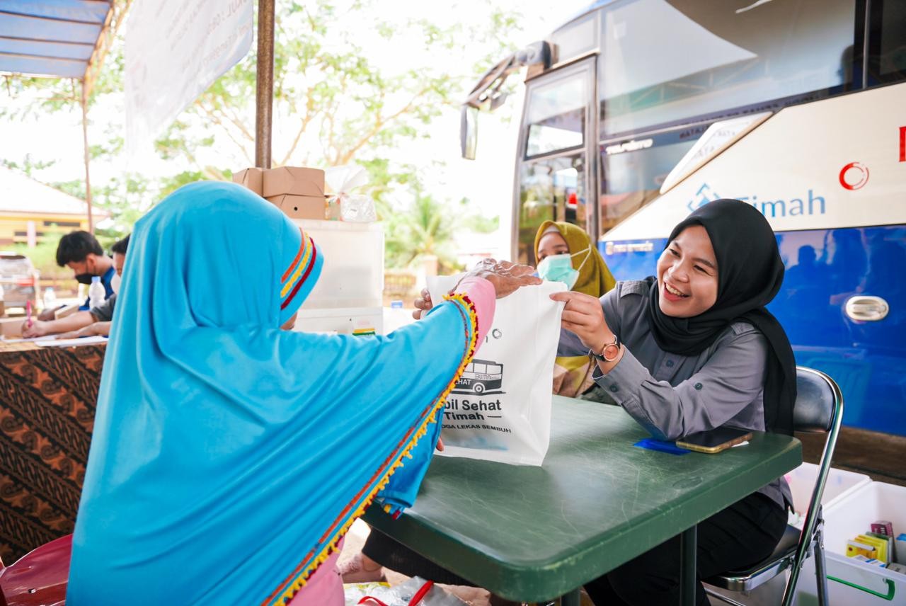 Tarja Terbantu Adanya Mobil Sehat di Bangka Selatan