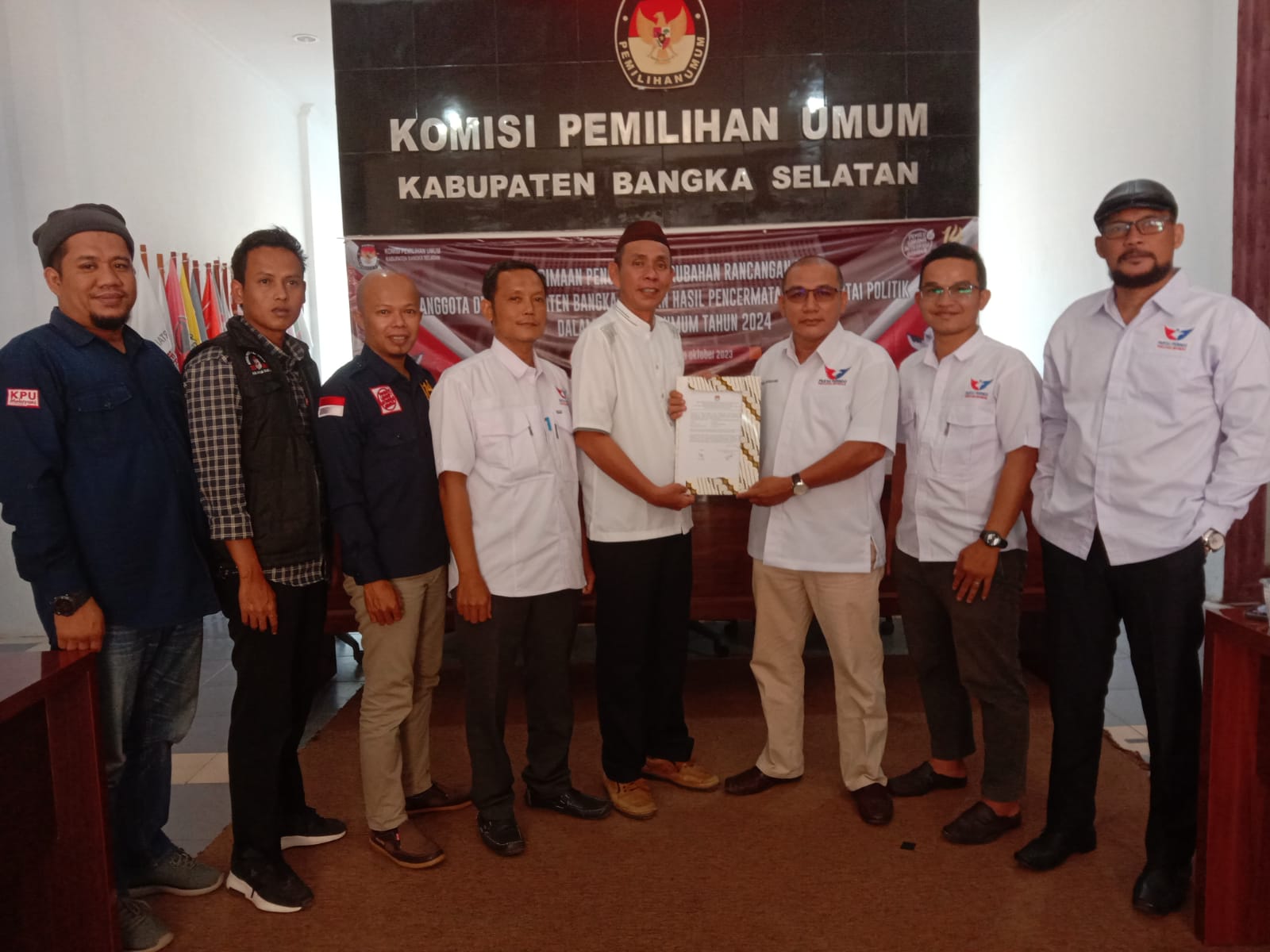 KPU Bangka Selatan Masih Menunggu Golkar, Gerindra dan PSI