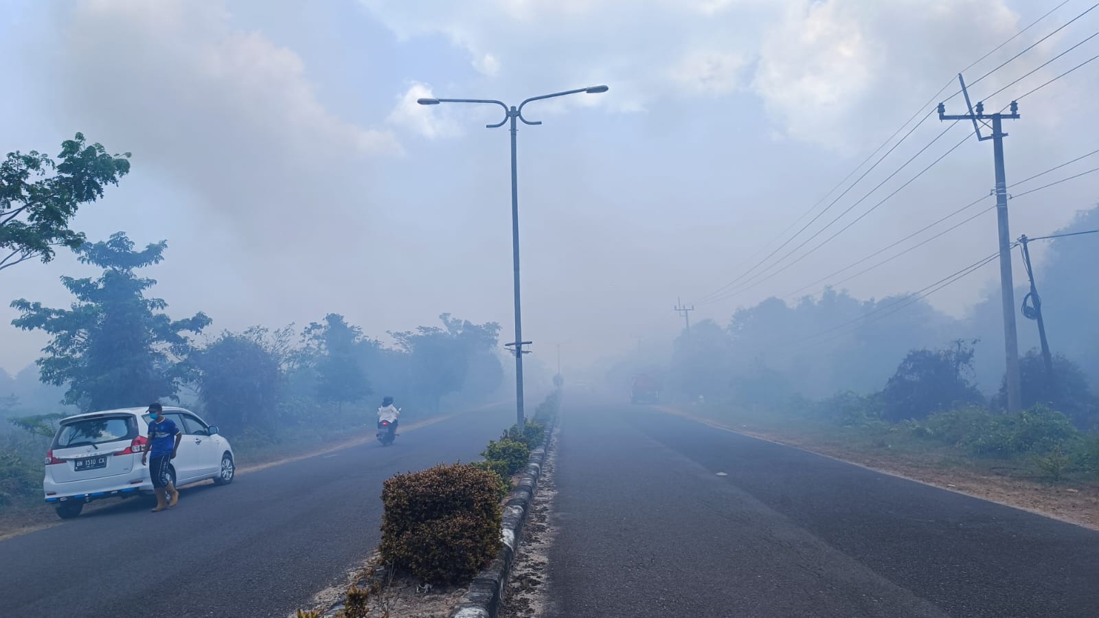 50 Hektar Hutan Kota Koba Hangus Terbakar