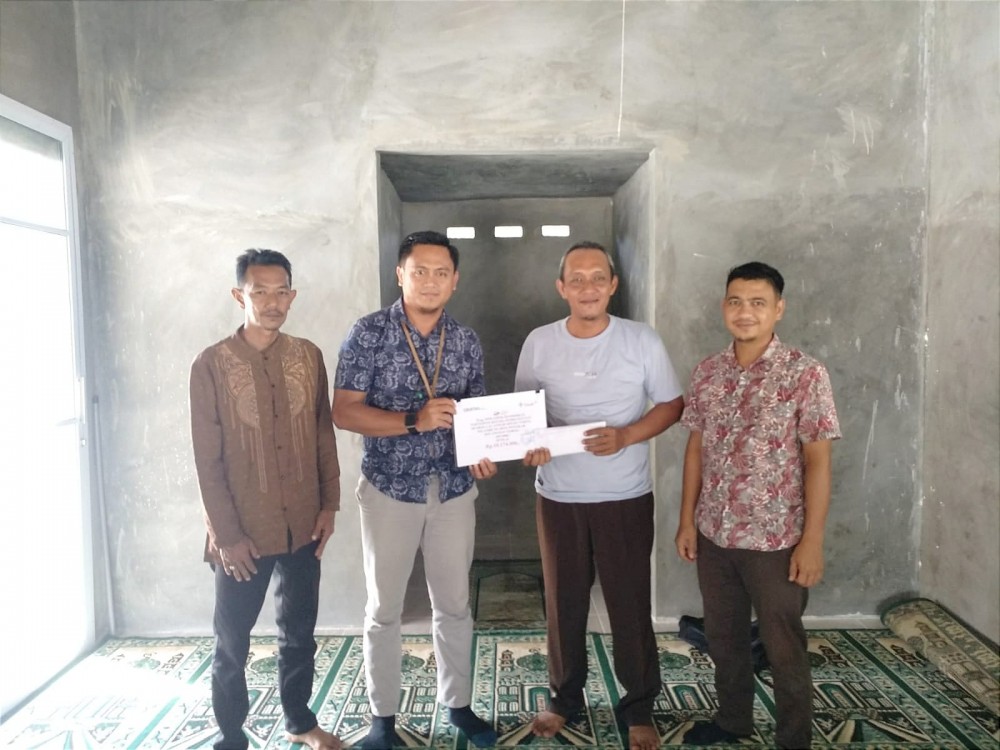 Masyarakat Senang Pembangunan Musala SD N 011 Tebing Berlanjut