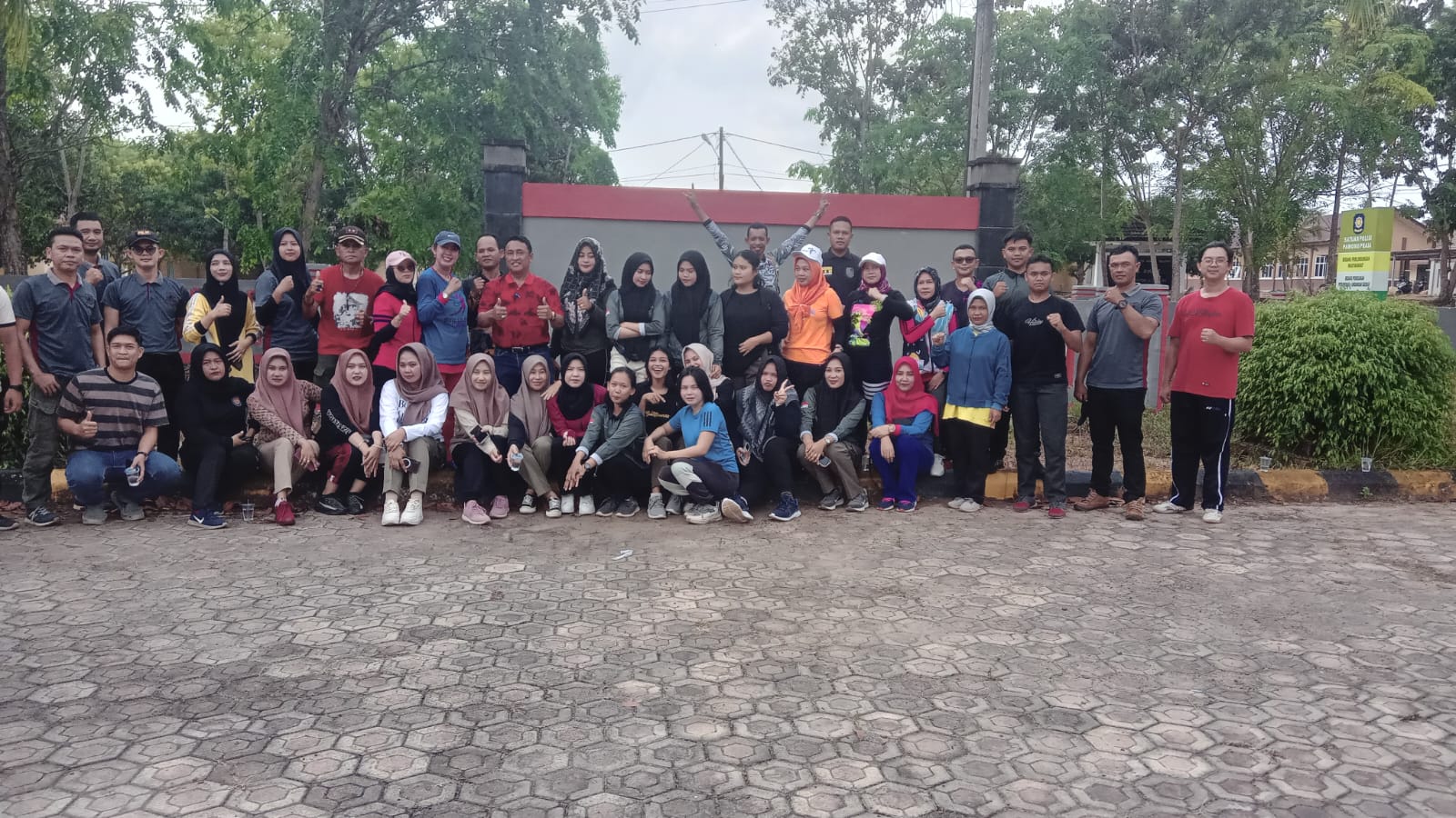 Yamaha Ajak Satpol PP Senam Sehat