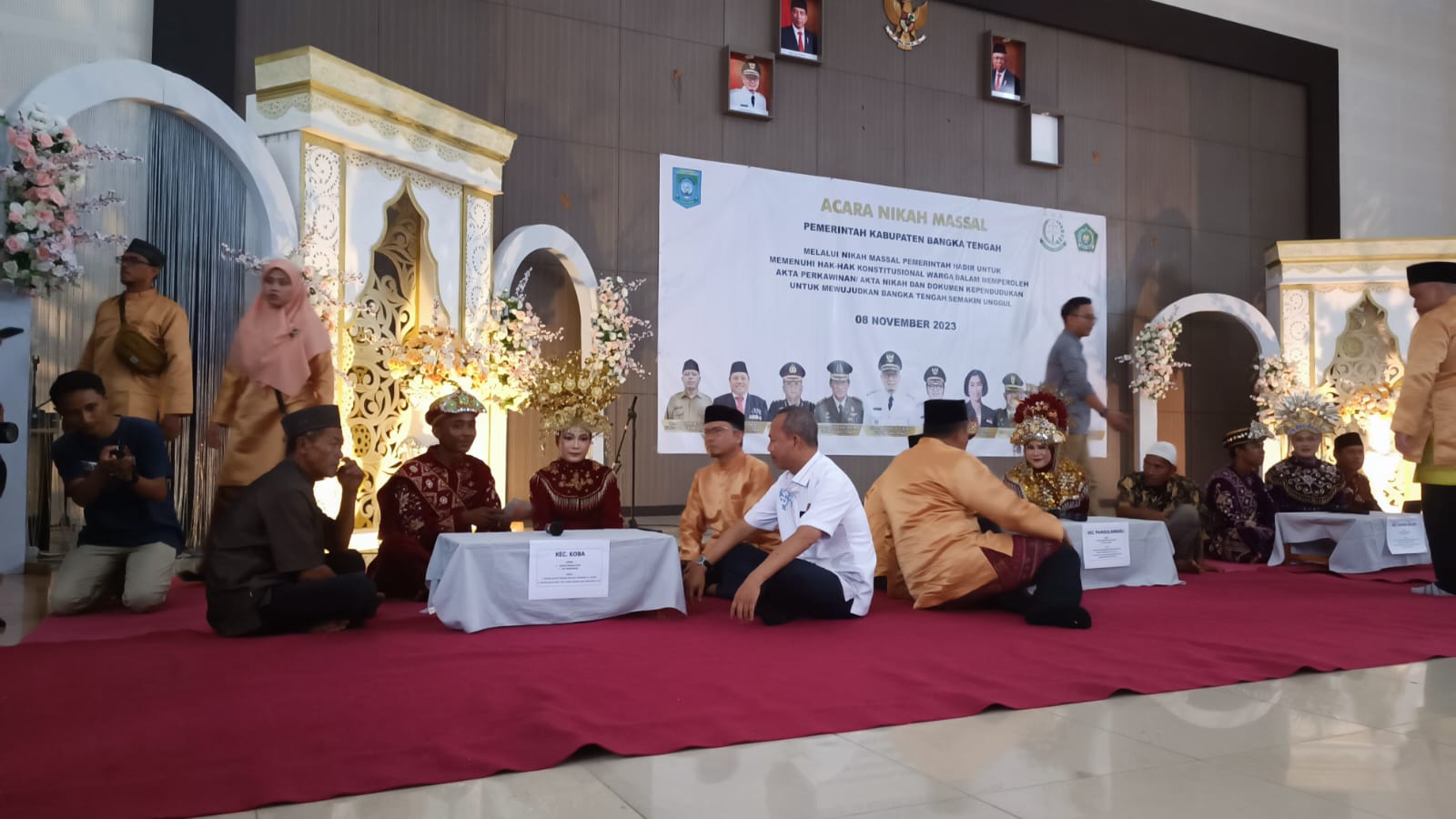 60 Pasangan Nikah Masal di Bangka Tengah