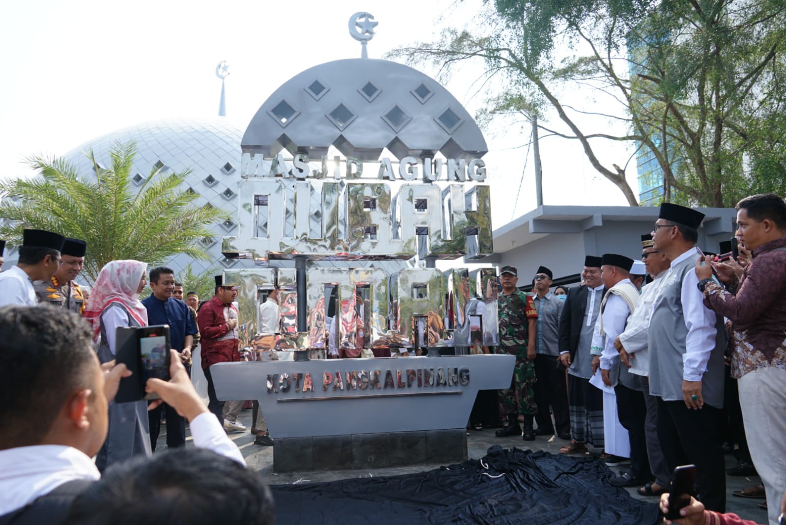 Masjid Qubah Timah Diresmikan, Ustaz Das’ad Latif Isi Tausiyah Perdana
