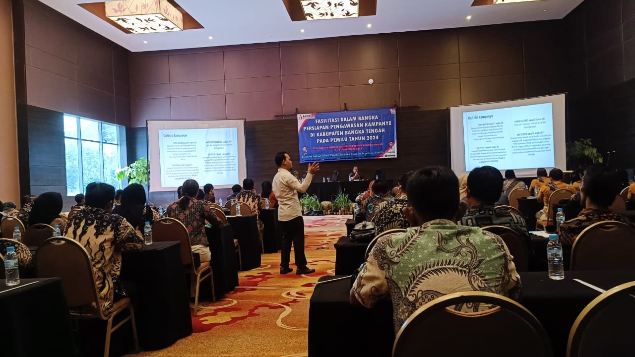 Bawaslu Bangka Tengah Ajari Wartawan Tentang Alat Kampanye dan Tahapan Pemilu Selama Dua Hari