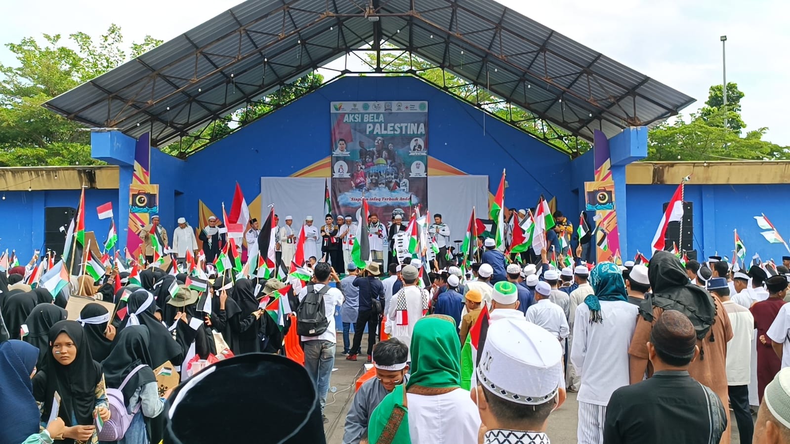 Ribuan Masyarakat Bangka Tengah Serukan Kemerdekaan Palestina