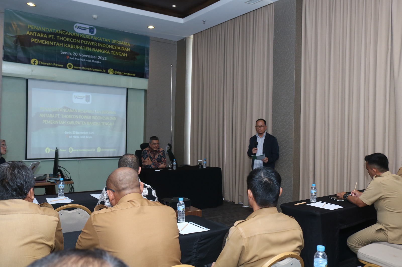 Pemkab Bateng dan PT Thorcon Power Indonesia Sepakat Bangun Energi Baru di Batu Beriga