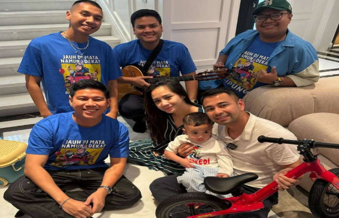 Bukan dari Jokowi, Putra Raffi Ahmad Cipung Dapat Hadiah Sepeda dari RAN