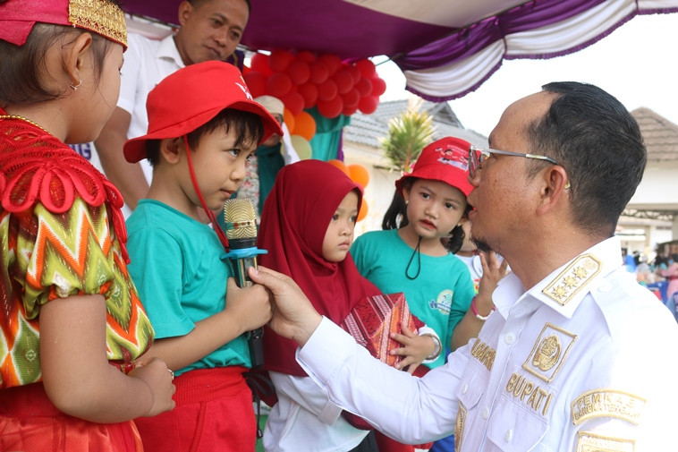 Peringati Hari Anak dan Jambore, TP PKK Simpang Katis Gelar Perlombaan