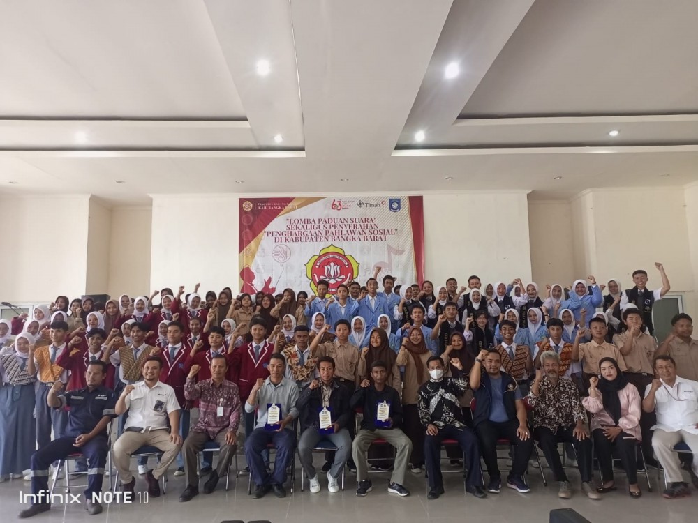 Sukseskan Lomba Paduan Suara, PT Timah Bantu Karang Taruna Bangka Barat
