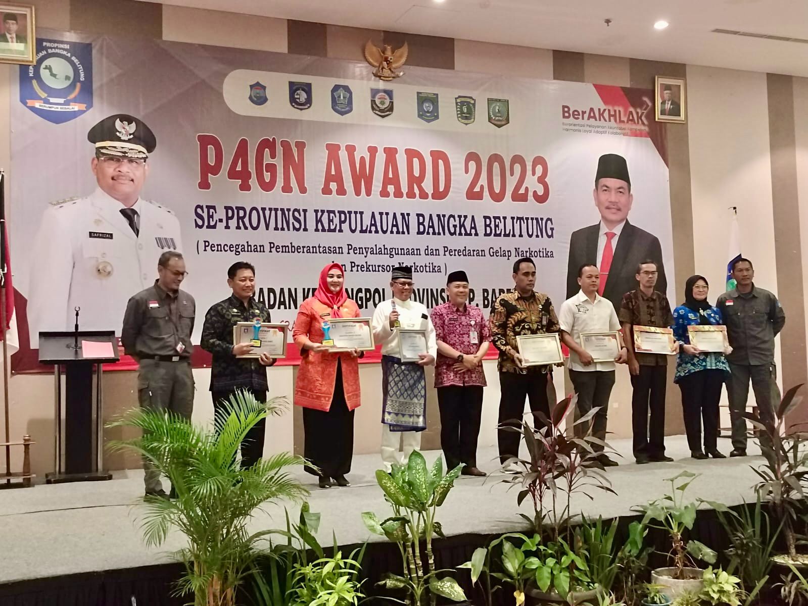 Pemkot Pangkalpinang Terima Penghargaan P4GN Award 2023
