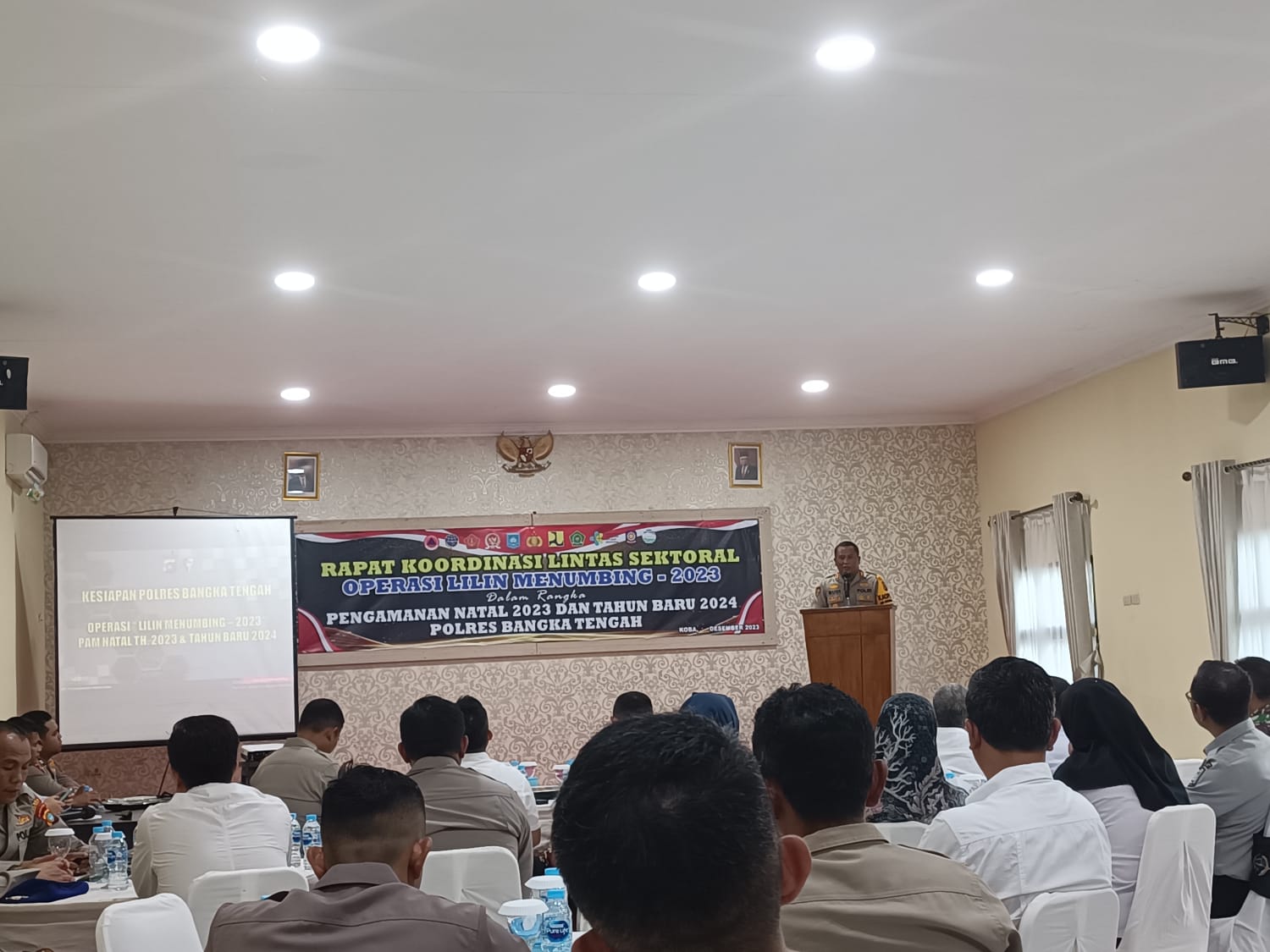 Persiapan Nataru, Polres Bangka Tengah Minta Saran Lintas Sektoral