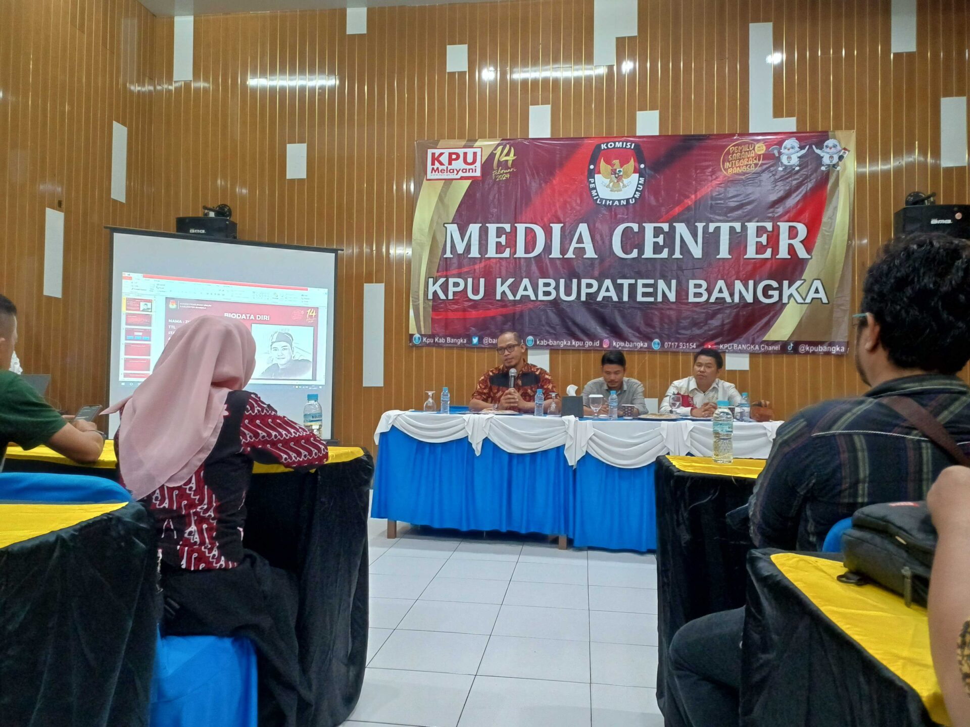 Dinilai Tertutup Oleh Wartawan, KPU Bangka: Akan Kami Perbaiki