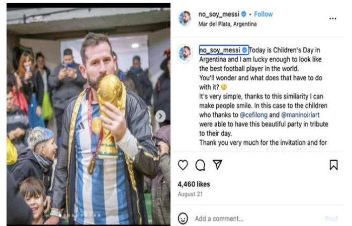 Wajahnya Mirip Lionel Messi, Sopir Truk Ini Ketiban Rezeki Nomplok