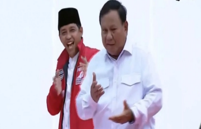 Joget di HUT PSI di Semarang, Prabowo Subianto: Biar Capek yang Ngejek