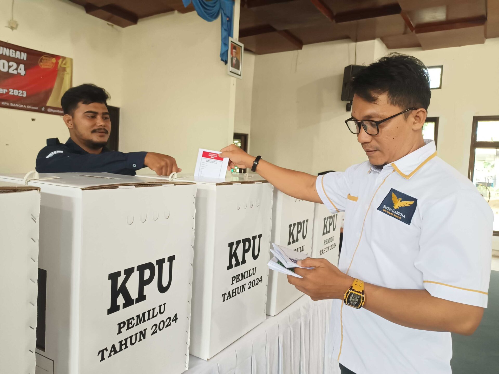 Hanya Ada Dua Capres Dalam Surat Suara Simulasi, KPU Bangka: Jadi Catatan Kita