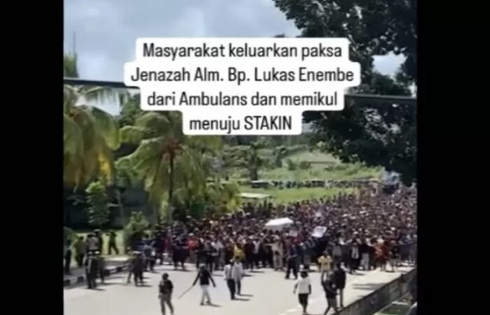 Ngeri! Jenazah Mantan Gubernur Papua Lukas Enembe Dikeluarkan Secara Paksa