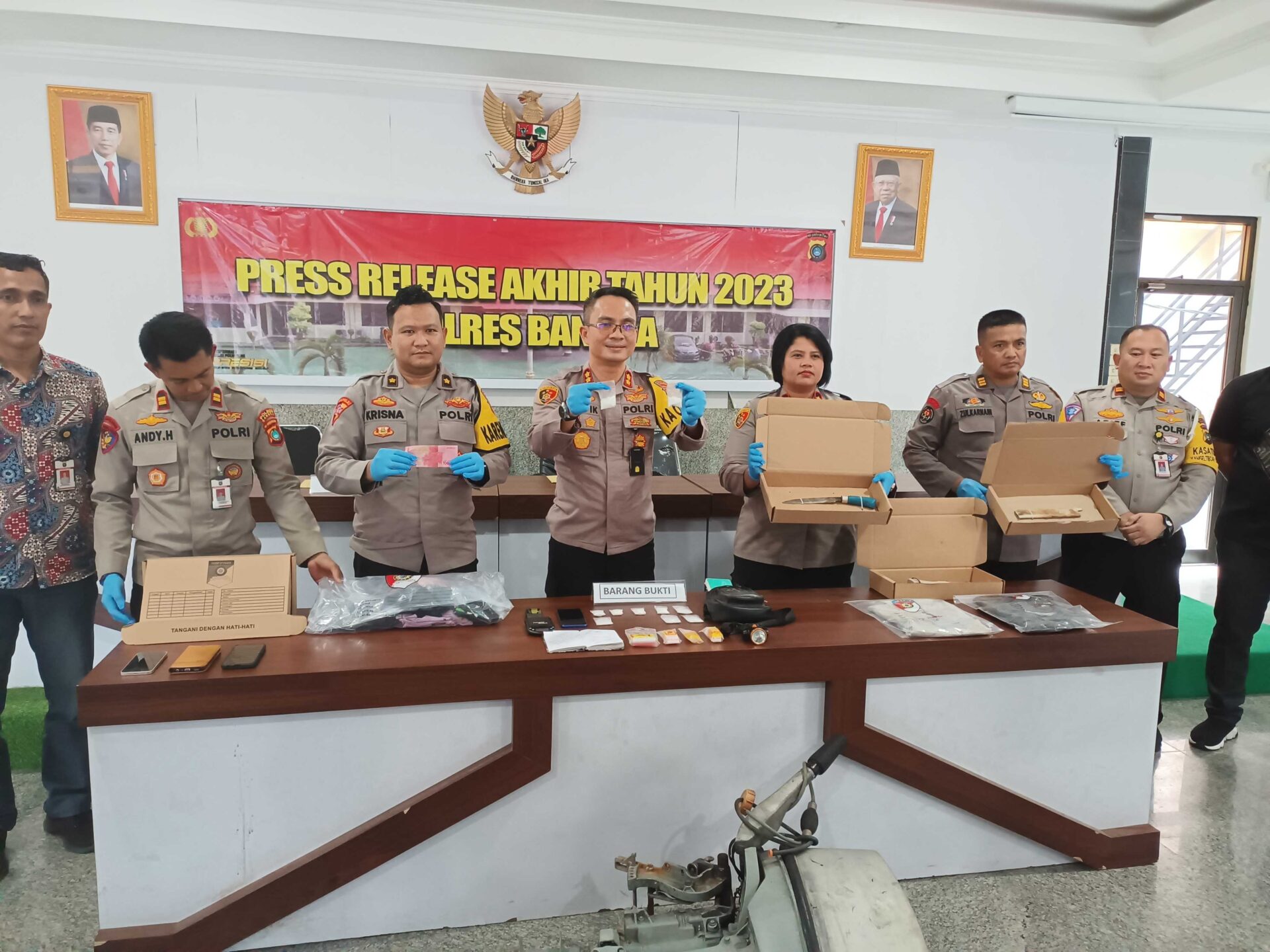 BBM Ilegal hingga Uang Palsu Jadi Kasus Paling Menonjol di Polres Bangka