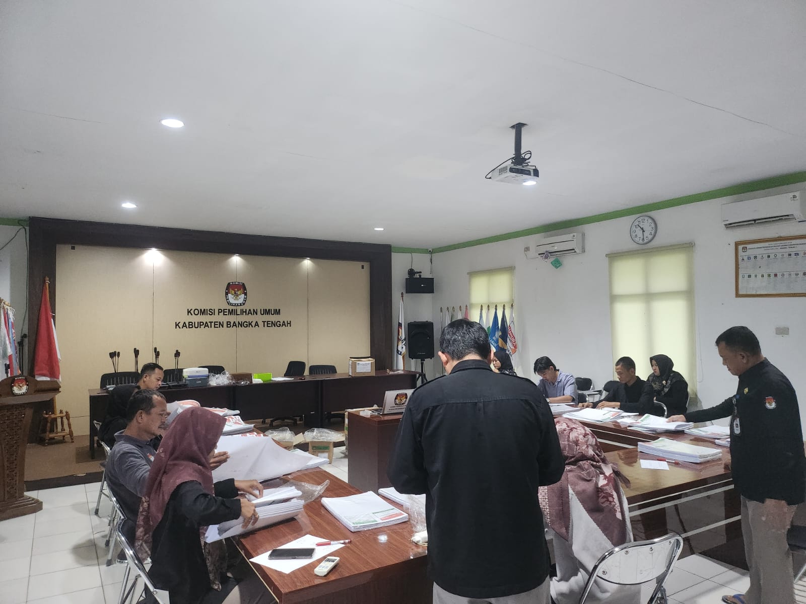 Puluhan Surat Suara Presiden di Bangka Tengah Rusak