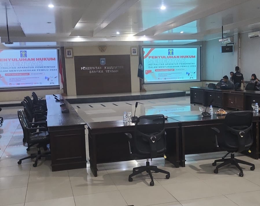 Penyuluhan Hukum Serentak Dalam Ciptakan Natralitas ASN di Bangka Tengah Molor Hampir Sejam