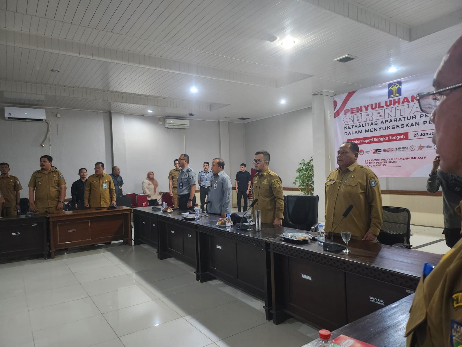 Kepala Kemenkumham Sindir Bangka Tengah Hanya Ada Satu Kades Ikut PJA