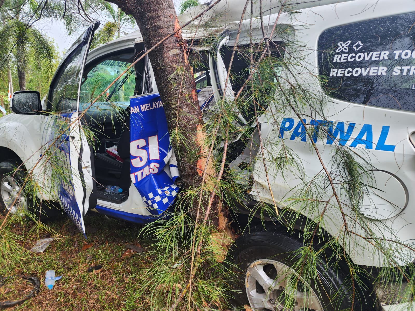 Mobil Lantas Polda Babel Kecelakaan, Wadirlantas Dirujuk ke Rumah Sakit