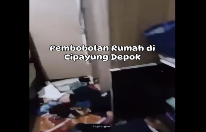 Nahas! Ditinggal Liburan Tahun Baru, Rumah di Depok Jawa Barat Dibobol Maling