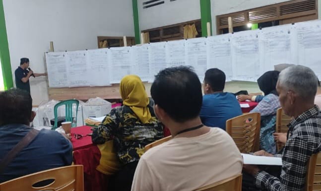 KPPS Salah Hitung, Pleno PPK Kecamatan Toboali Sempat Diprotes Saksi