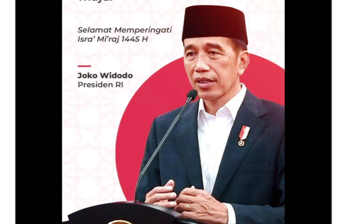 Presiden Jokowi Sebut Isra Miraj Bukti Kebesaran Allah SWT