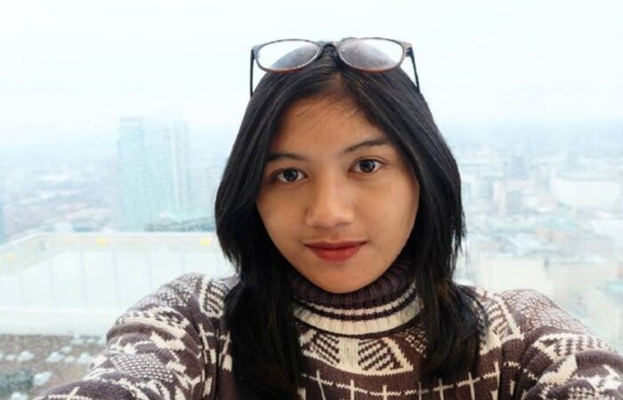 Erina Gudono Naik Ojol ke Stadion GBK Jakarta