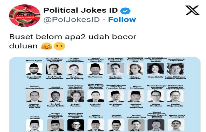 Heboh Deretan Menteri di Pemerintahan Prabowo, Ada Grace Natalie