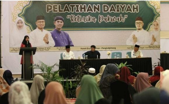 Ingin Munculkan Daiyah Handal di Bangka Tengah, Eva Galar Pelatihan Retorika Dakwah